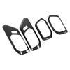 Carbon Fiber Style Inner Door Handle Decoration Cover Trim Replacement for Ford Bronco 2021 Up