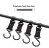 OEING Portable Camping Storage Rack with Light Stand