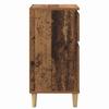 Nightstand with Drawers Reclaimed Wood Look 40 x 35 x 70 cm Particleboard