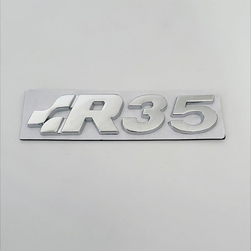 ASGBH1 3D Metall R32 R35 R36 Kofferraum Heck Emblem Abzeichen Aufkleber Für VW SR32 SR35 SR36 Volkswagen Golf MK4 Passat Tiguan