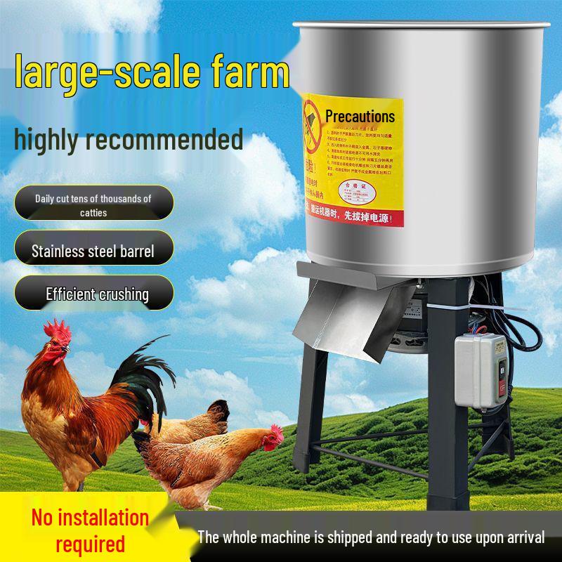 Broyeur à légumes et balle en acier inoxydable avec broyeur d'aliments pour volaille