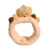 Lovely Plush Bear Headband for Adult Teens Face Washing Birthday Party Gathering Headpiece Women Skincare Hair Accessory