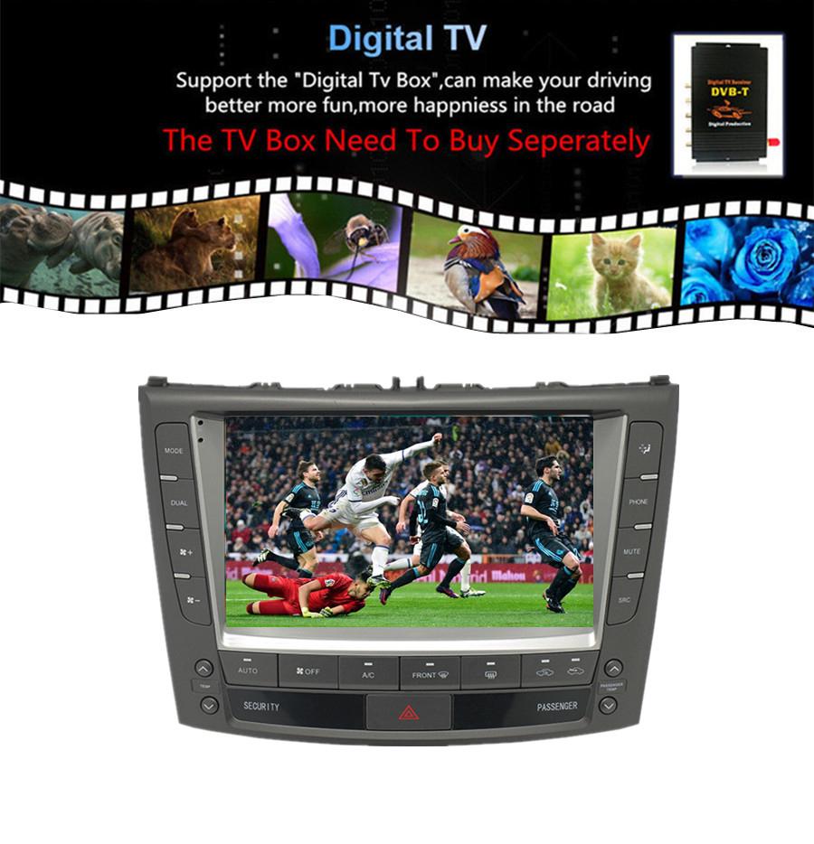 9" Android 10 Octa-Core Car Stereo Radio GPS 6+128G WiFi FM For 2005-12 Lexus IS