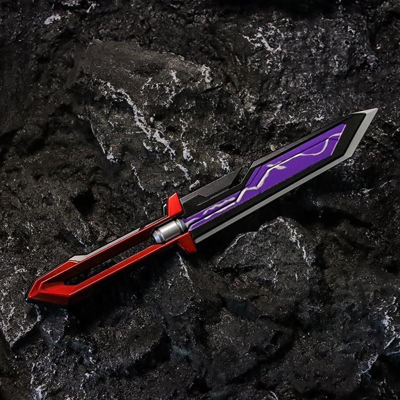 19cm/7.48in Valorant Blade of God Metal Toy Sword Model Unedged Tactical Knife Game Peripherals Weapon Prop Craft Boys Toy Gifts