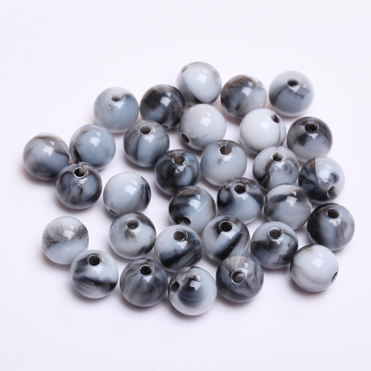 

Эффект облаков, аксессуары из бисера, смола, 30 шт., круглый браслет, ожерелье, аксессуары, 8 мм, имитация нефрита, изготовление ювелирных изделий, ручная работа, мода Style5 8mm 30Pcs