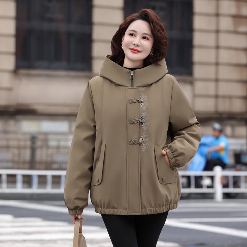 

SNOWFLYING Women s Thickened Hooded Down Jacket X2501421820F 2XL (180)