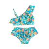 Girls' Pineapple Print Two-Piece Bikini Set