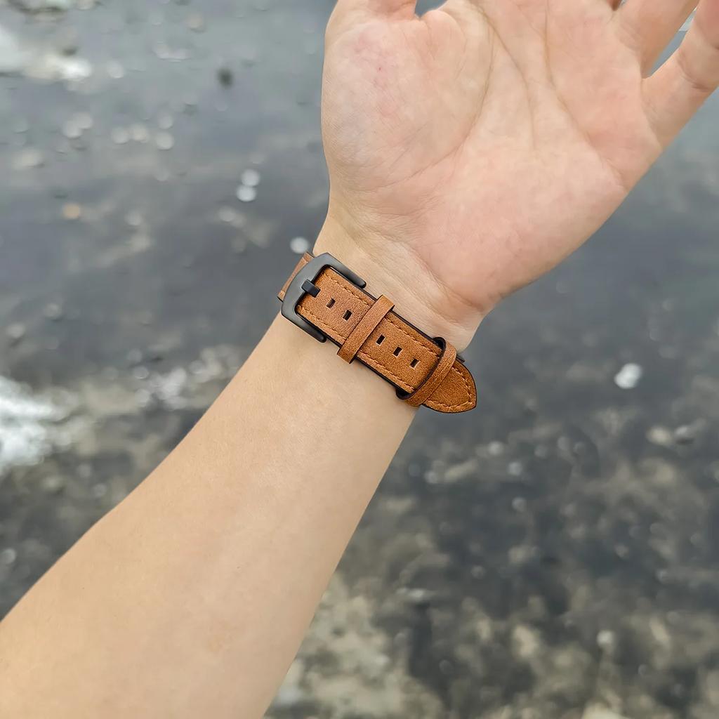 Quick Release Watch Band for Men Women 20mm 22mm Universal Leather Bracelets Watchband Leather Watch Strap Replacement Belt