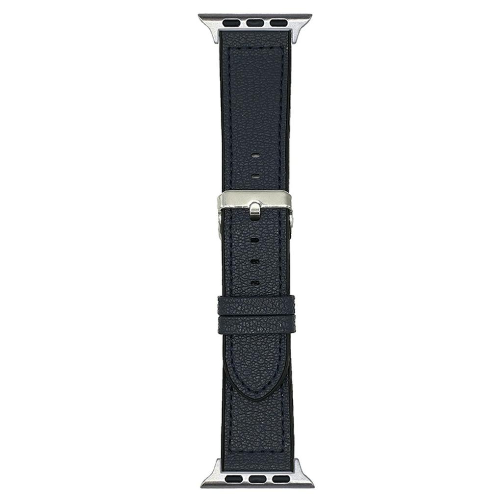 Watch Band For Apple Watch Series 10 9 8 7 SE 6 5 4 3 2 1 42mm 41mm 40mm 38mm Silicone Leather Coated Wrist Strap