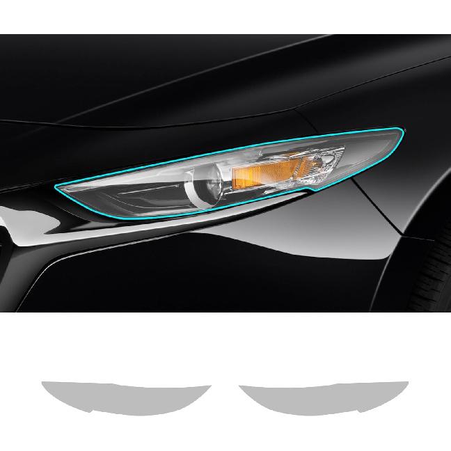 Precut Paint Protective Film for 2019-2025 Mazda 3 Lightning 8.5 Mil TPU Headlight Transparent/Blackened PPF Car Scratch Exterior Accessories прозрачный