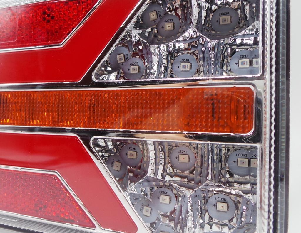 Lampa Zespolona Led, Dynamiczny Kierunek L+P, 12-24V