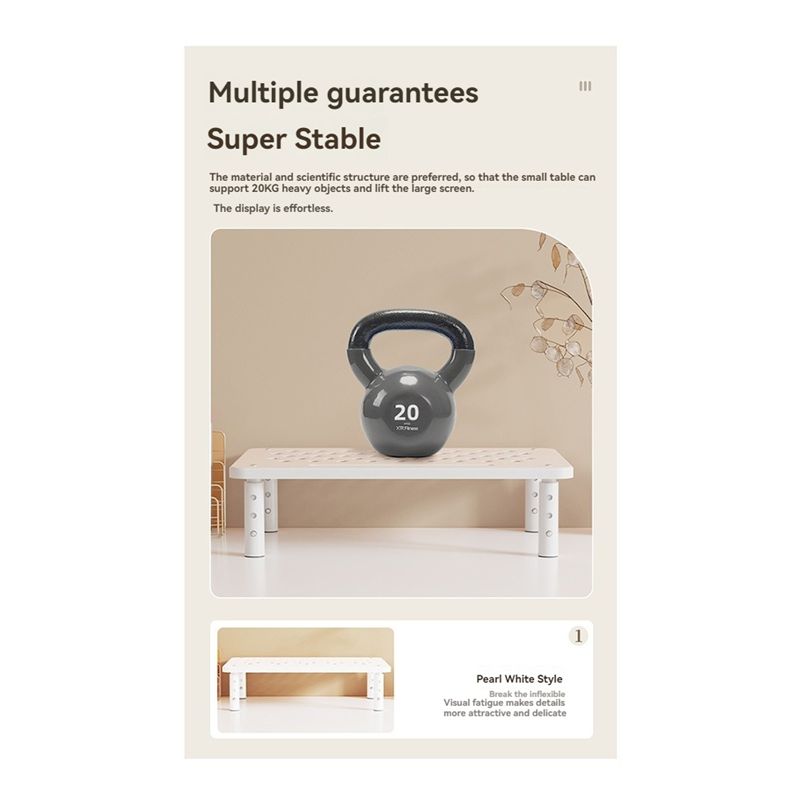 C-Convenient-Adjustable Desktop Monitor Stand Display Stand Screen Rack Holder For Office, Studio, Study & Students B