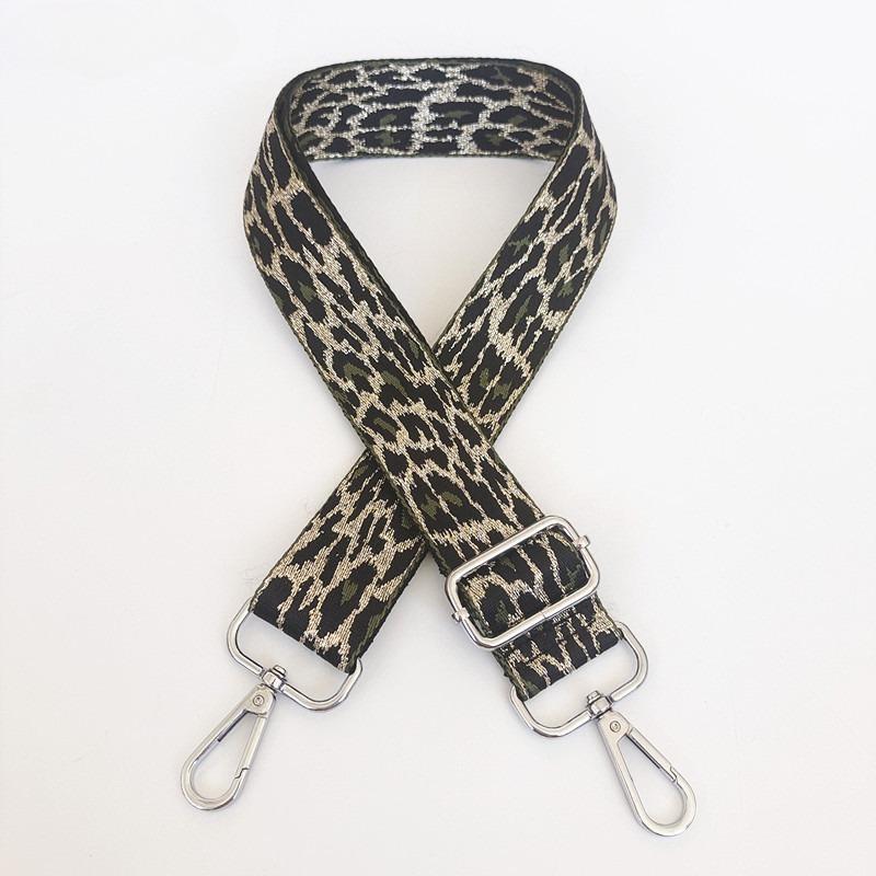 New Color Leopard Print Luggage Accessories Strap Adjustable Shoulder Crossbody Women's Bag Versatile Long Strap Broadband