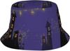 Cute Halloween Ghost Bucket Hat Fashion Beach Sun Wide Brim Cap Outdoor Fisherman Hats For Women Men