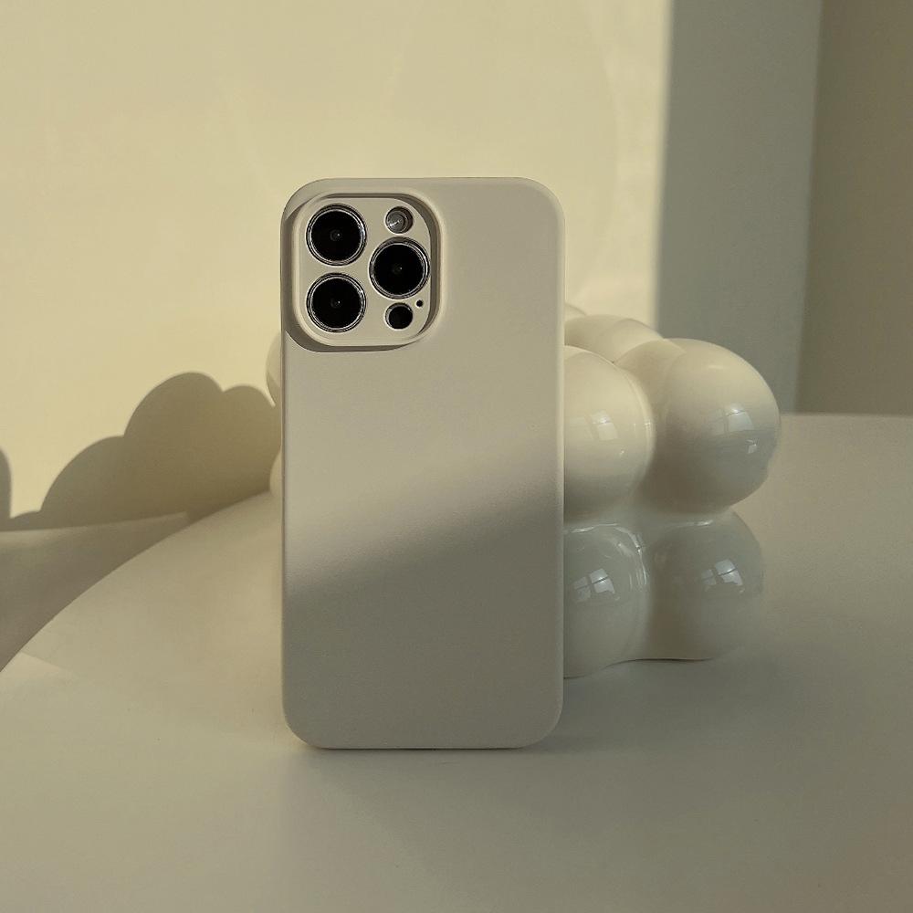 Liquid Silicone 14pro Max for Iphone14 Mobile Phone Case Apple 13 Solid Color 12/11 Premium 14plus