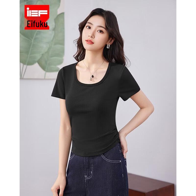 IEF Women s Short Sleeve Padded Bust Top S