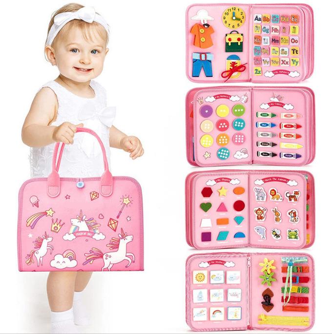 Cross-Border Felt Learning Board: Early Education Puzzle & Busy Board Toy for Children, CE Certified