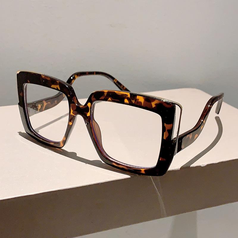 Vintage Oversized Anti Blue Light Optical Glasses Frames Women For Men Luxury Brand Designer Trend Myopia Eyeglasses Frame