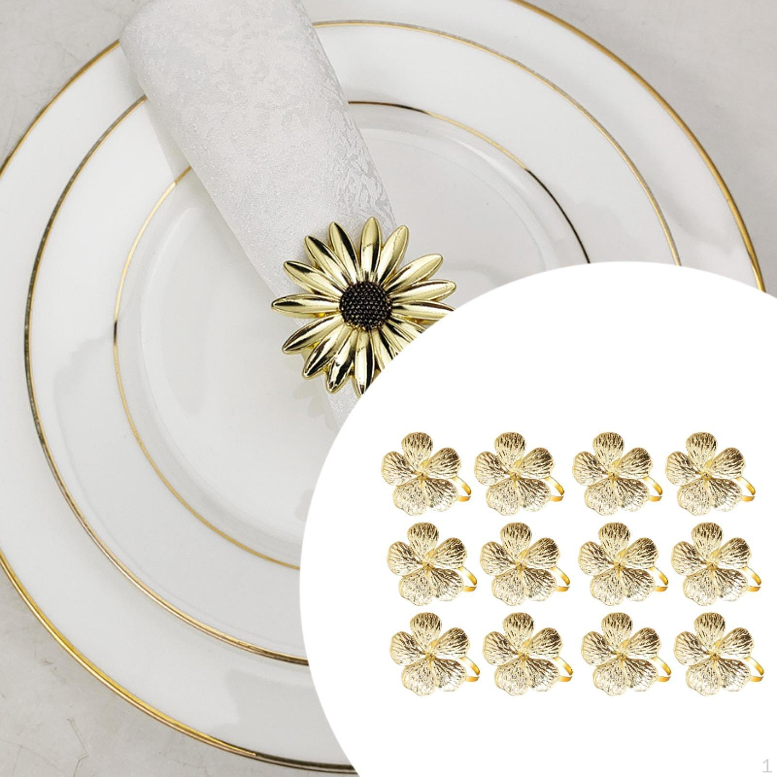 

12 шт. Кольца для салфеток с пряжками Современные праздничные держатели для приемов ужинов