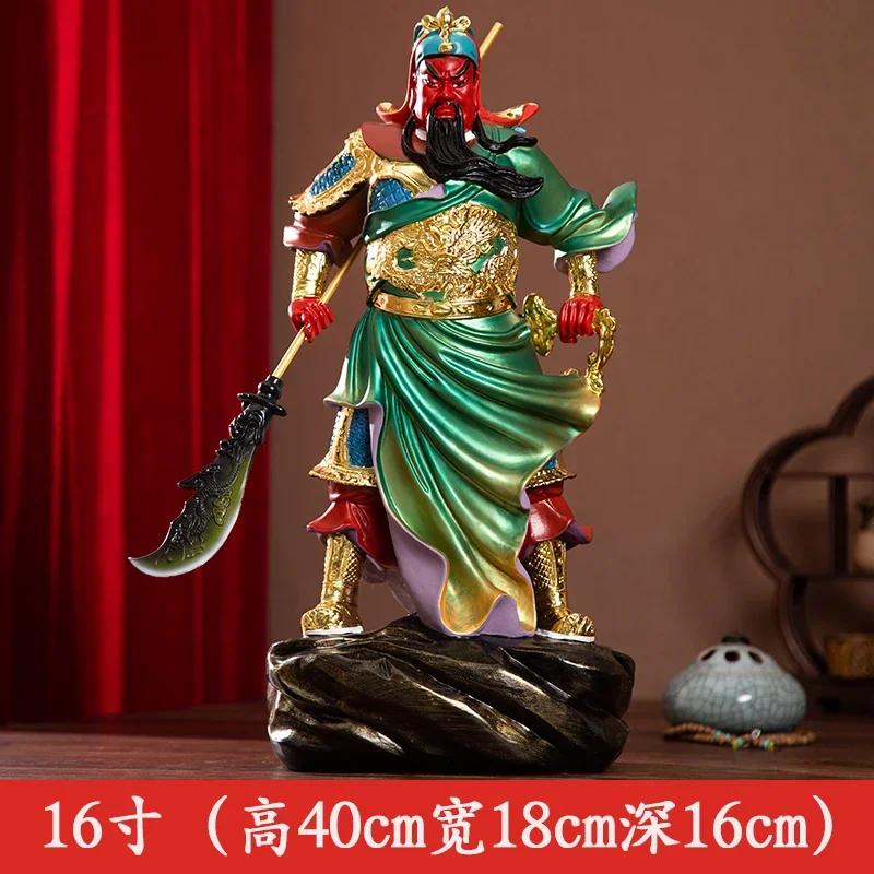 Deity Figurine Guan Gong God of Wealth GuanGong Statue Ornament Domineering Buddhism Guan Yu Home Decor Worship