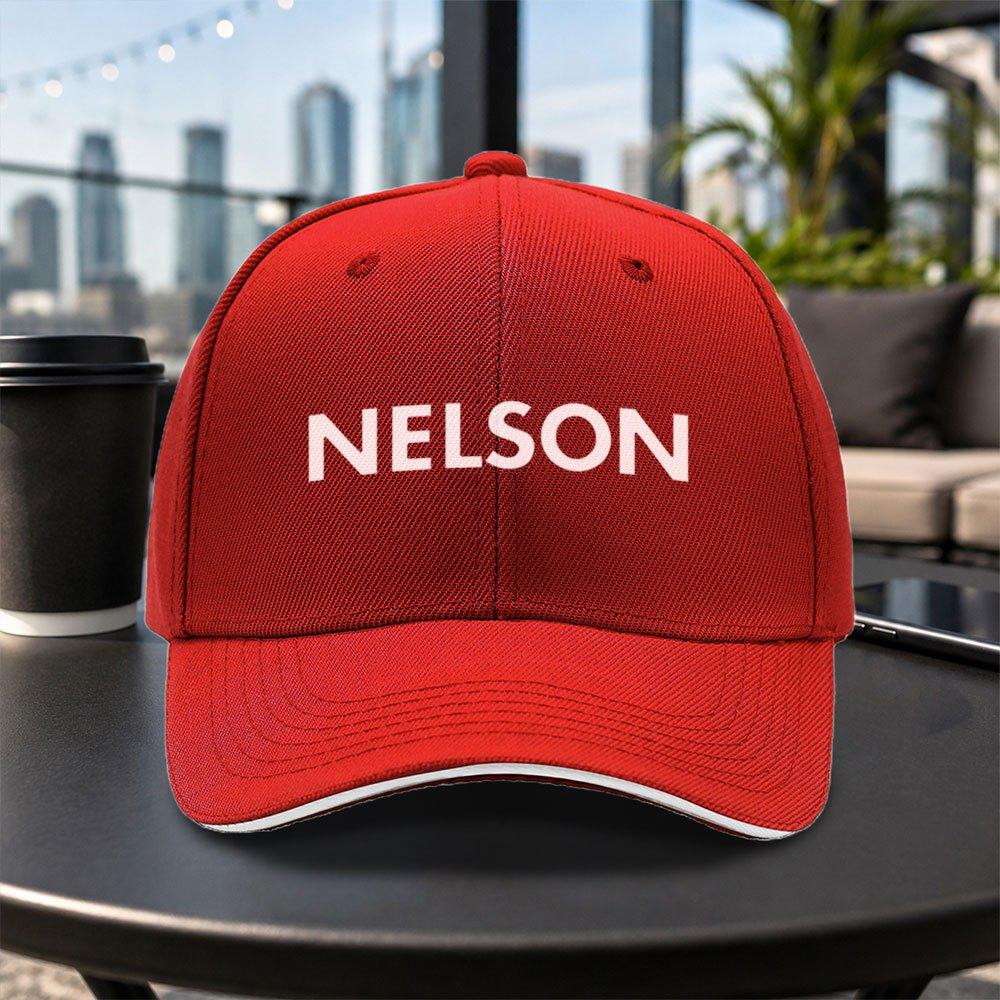 Nelson Sandwich Baseball Cap Unisex Adjustable Casual Dad Hat Lightweight Outdoor Travel Party Daily Wear Multiple Colors