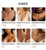 Horká novinka flanelový řetízek na krk DIY párty personalizovaný ručně vyrobený mašlový obojek dlouhý Choker šperky