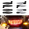 4PCS Motorcycle Turn Signal Indicator Light DC12V Motorbike 2LED Amber Constant Light for BMW F 650 GS (Twin) 2008-2012