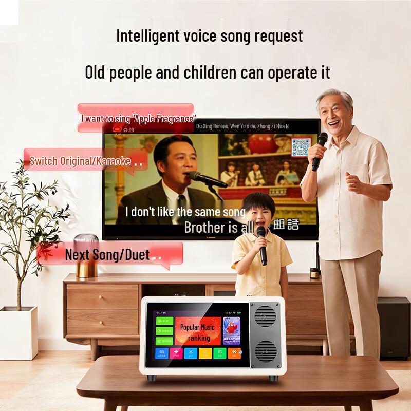 SAST All-in-One Home Karaoke System SW-19 CN plug (adapter included) (CN version)