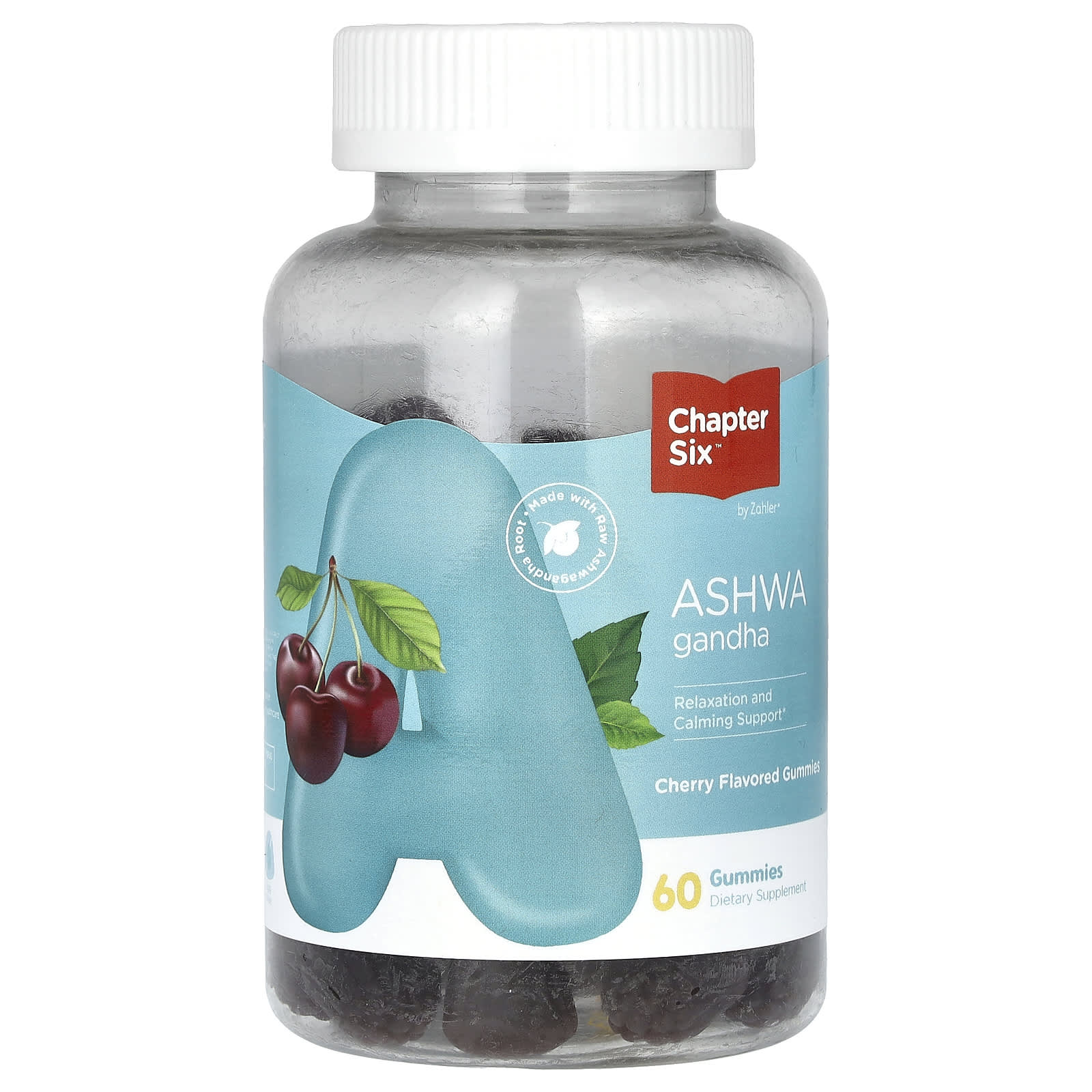 

Ashwagandha Gummies, Cherry, 60 Gummies (150Mg per Gummi)