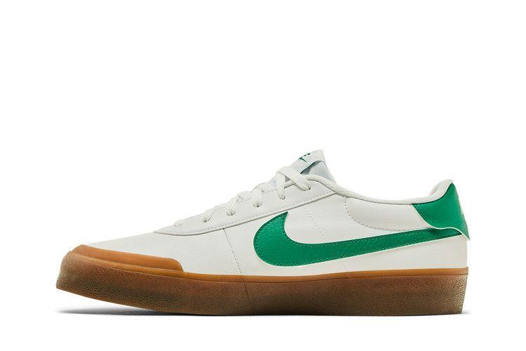 Nike Court Shot Blanc Gomme Marron Moyen Malachite