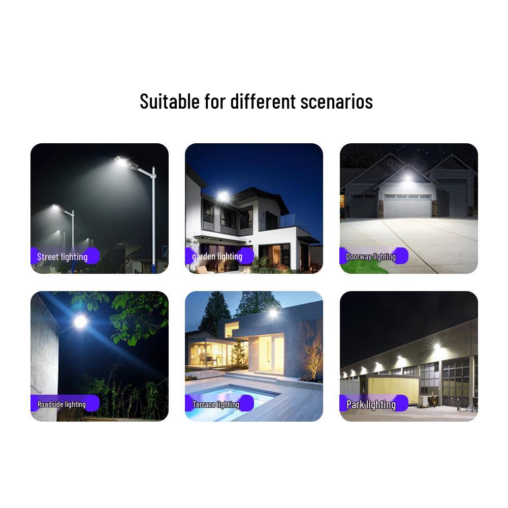 High-Brightness Solar Street Light with Motion Sensor, Outdoor Waterproof IP65 for Courtyards and Villas