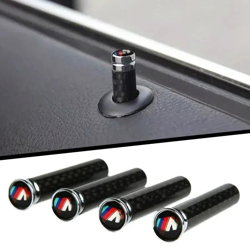 QQNE6 4PCS Stainless Steel Car Lock Modified Door Pin For bmw M Sticker X1 X3 X4 X5 X6 X7 e46 e90 f20 e60 e39 f10 Car accessories