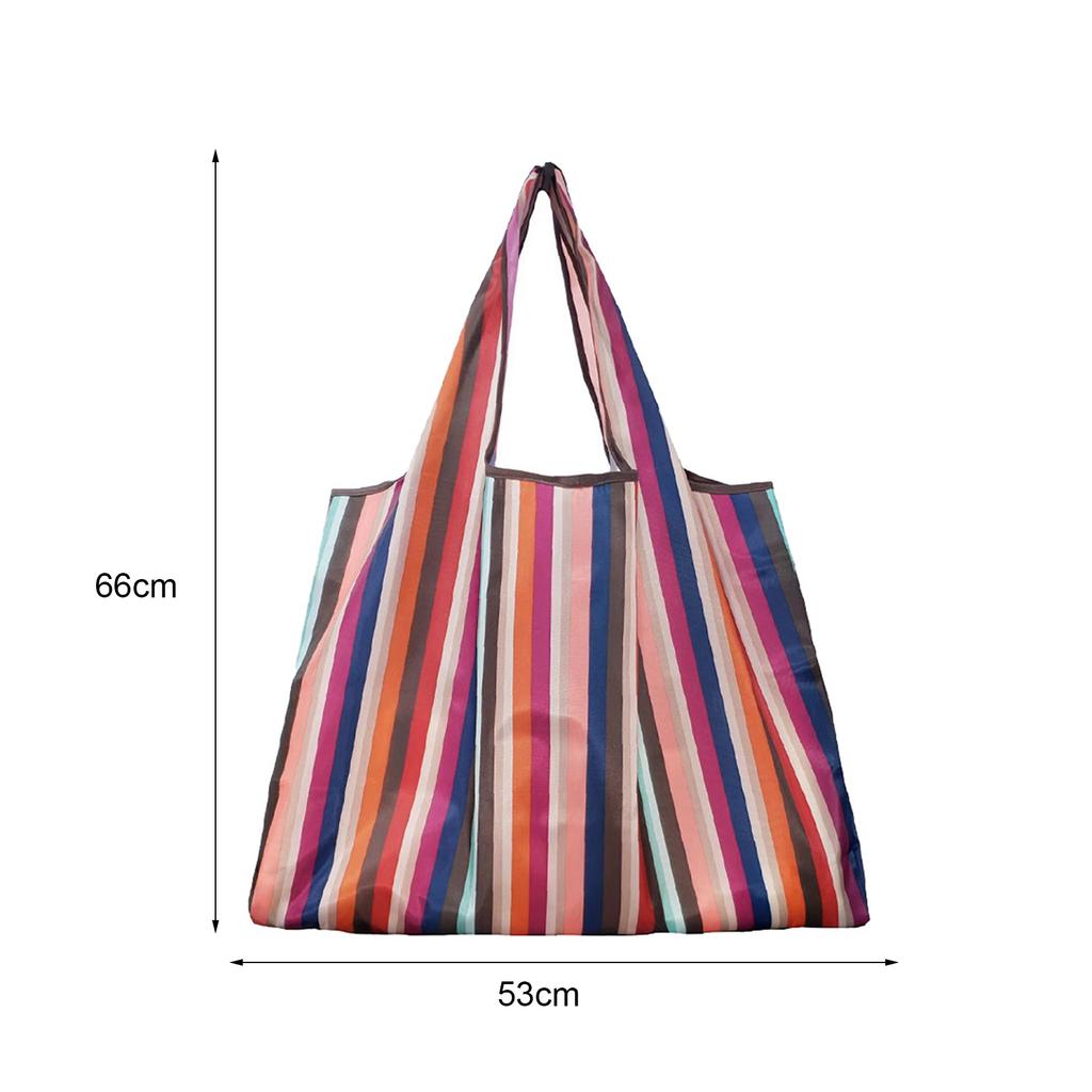 Large Capacity Foldable Shopping Bag Oxford Cloth Beautiful Fine Knitted Shopping Pouch for Girls