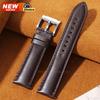 Matte Bottom Soft Watchband 22mm 24mm Women Men Waterproof Wristband Smartwatch Leather Bracelet for Seiko Watch Band for Rolex