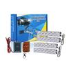 Car Grille LED Warning & Atmosphere Light - Motorcycle-Compatible, One-to-Four Flashing Net Light