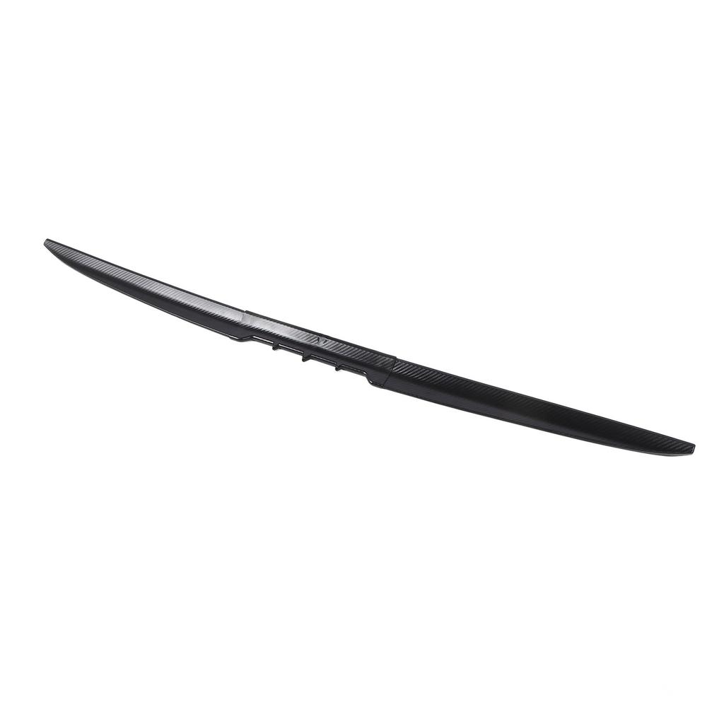 Rear Trunk Spoiler 134.5cm Enhanced Airflow Improved Speed Carbon Fiber Style Stylish Look Trunk Lid Spoiler Wing for