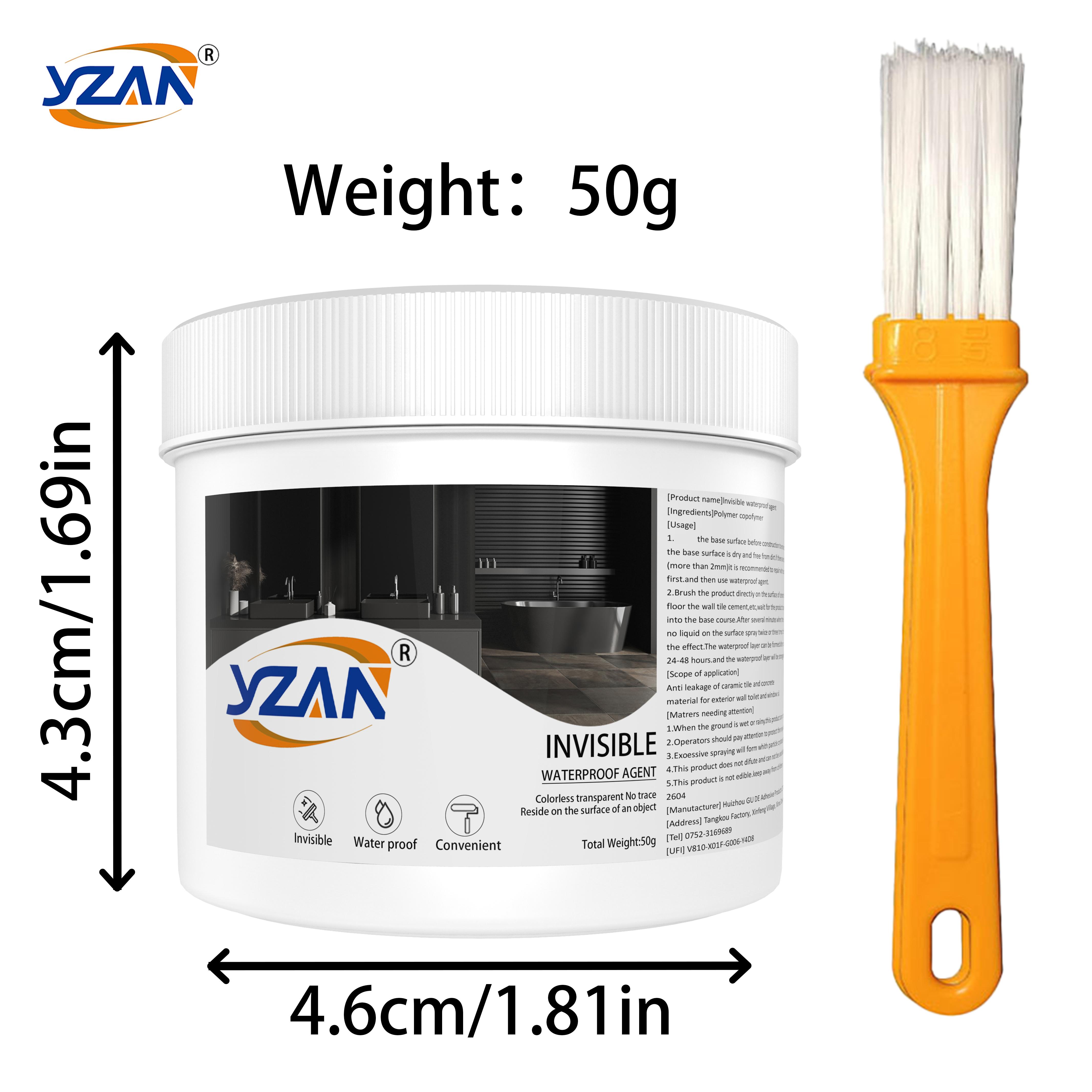 

450g Polyurethane Waterproof Coating Invisible Paste Sealant Glue with Brush Adhesive Repair Nano Glue for Home Roof Bathroom Freeze-resistant