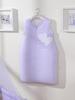 Cotton Sleeping Bag for Children 6-12 Mcy Tog 2.5 Year-Round Insulated Purple Hearts