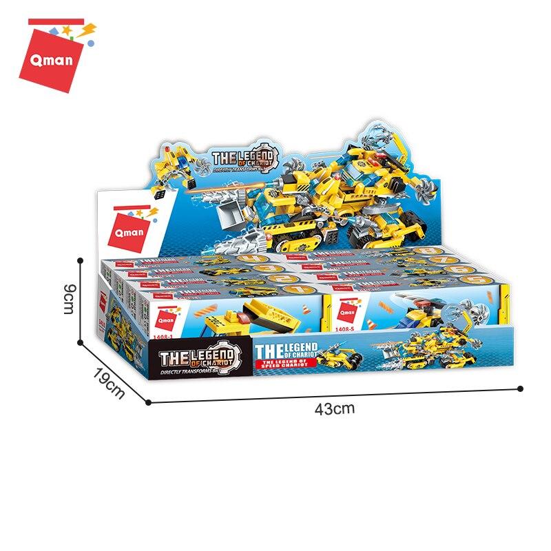 1408 Educational Intelligent Toy Fighter Weapons Aircraft Aquipment 8 In 1 Building Blocks Children's Present