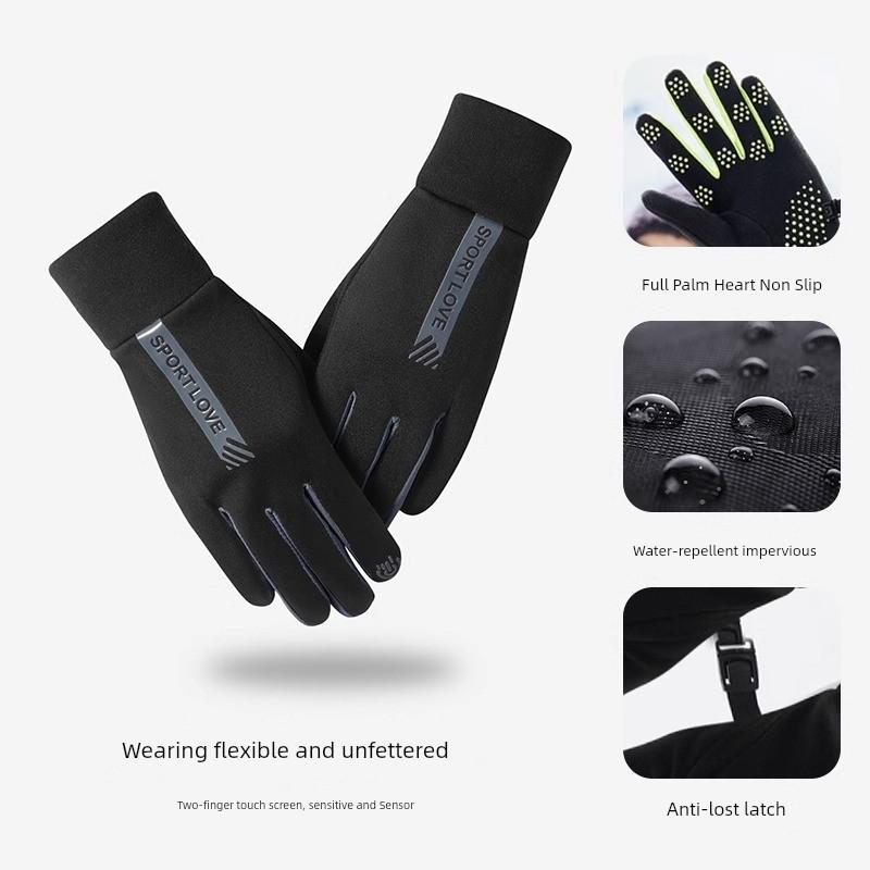 Cycling Gloves Female Winter Cycling Skiing Hiking Heattech Women's Gloves Male Driving Men Winter Windproof Girl