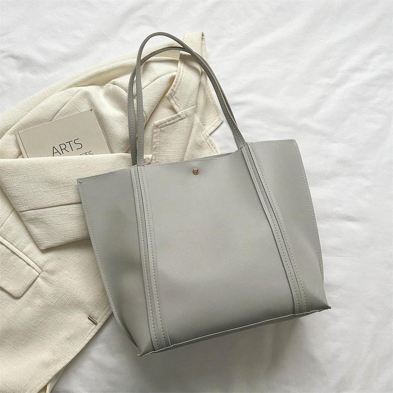 Vintage Style Large Capacity Women's Tote Bag Minimalist Design For Daily Use