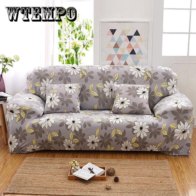 Elastic Sofa Cover Printed Slipcover Corner Sofa Cover Stretch Furniture Cover 1/2/3/4 Seater