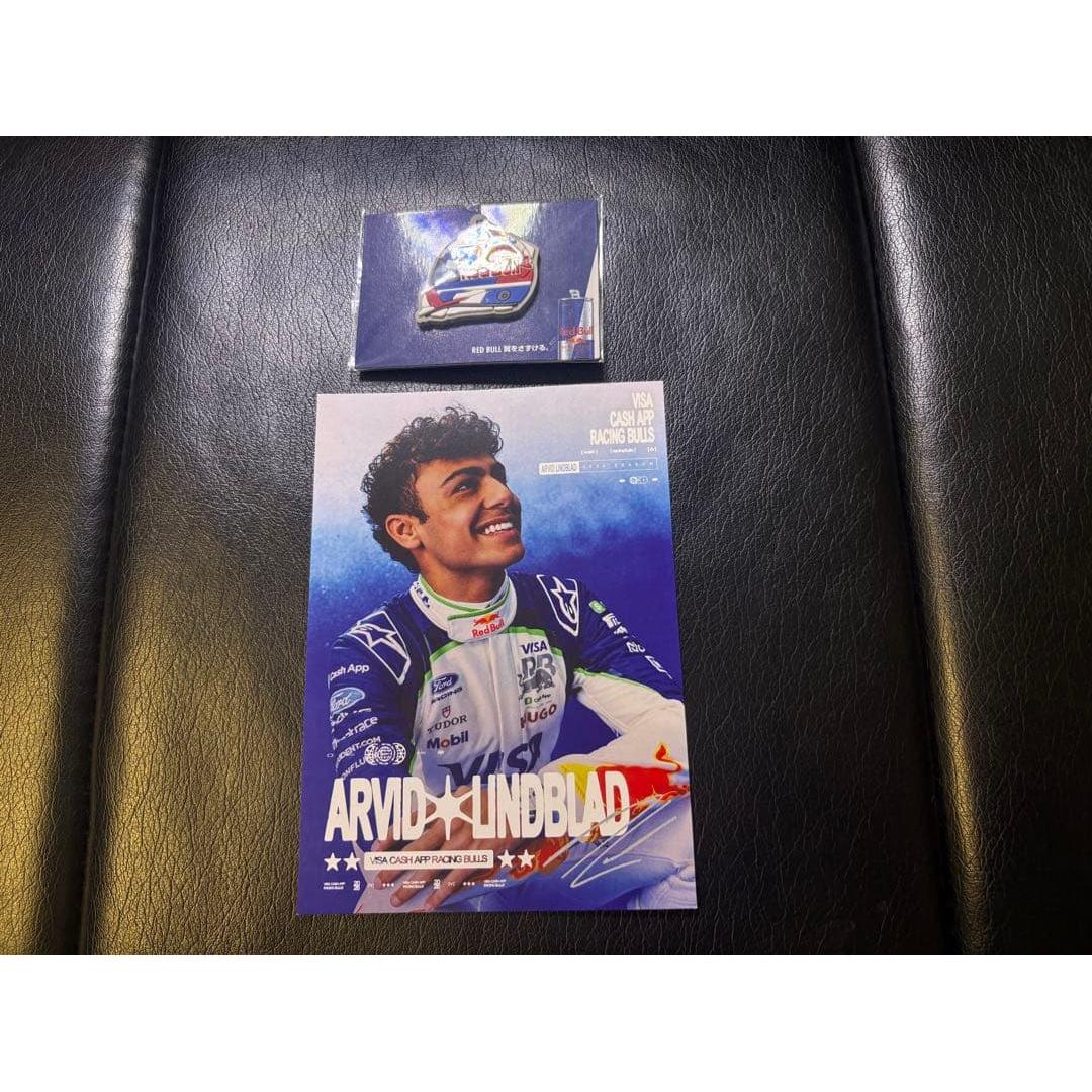 Used F1 Racing Bulls A. Lindblad Driver s Card with bonus