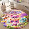 1pc Super Kitties Adventures1 Design Printed Area Round Carpet for Bedroom Living Room Home Decor Rugs Mat Non Slip Mat Rug for Bedside