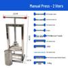 LISM 2л Малий ручний прес для олії та осаду