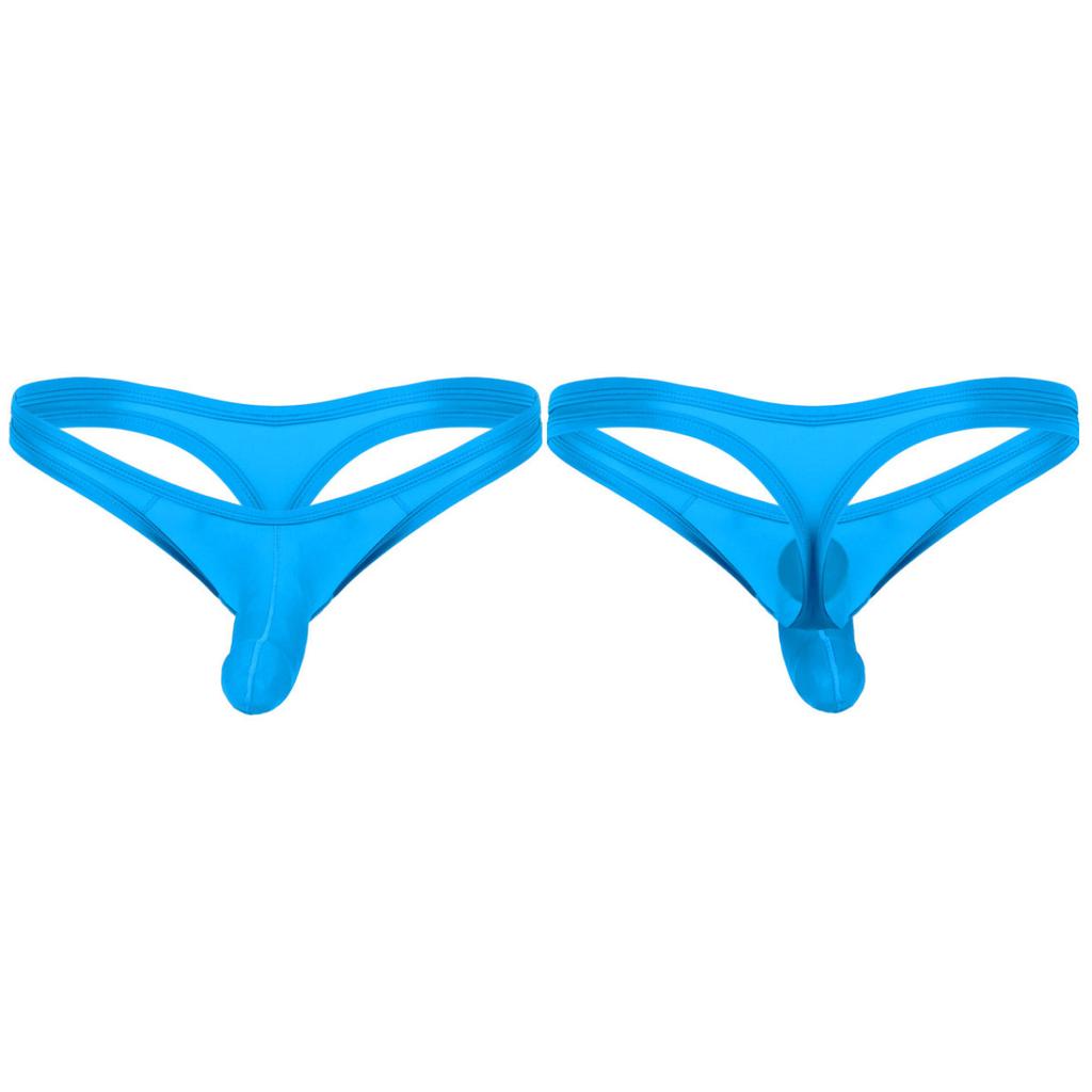 Men's Open Crotch Jockstrap Low Rise Stretchy G-String Thong Underwear