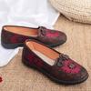 Stoffschuhe Damen Frühling Weiche Sohle Bequem Atmungsaktiv Seniorenschuhe Rutschfest Volksschuhe