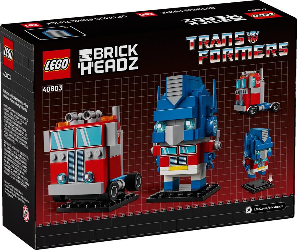 Lego Brickheads Optimus Prime 40803