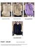 Women's Slim Cable Knit Cardigan with Cashmere Collar - Versatile Autumn/Winter Style