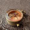 Vintage Dollond London Compass - Handmade Brass  Copper Nautical Navigation Tool - Anniversary Gifts For Him, Her - Gifts For Mother